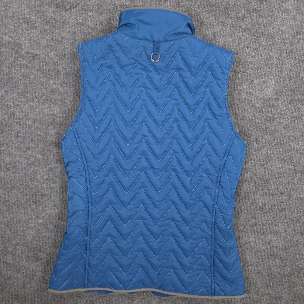 Ariat Ashley Vest Womens XS Blue Quilted Insulated Lined Equestrian Outdoor - Picture 7 of 13